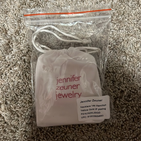 NIB Jennifer Zeuner Jewelry Karli Necklace 14K Hamilton - Picture 11 of 11